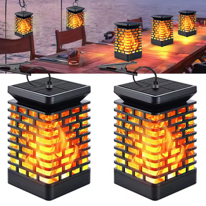 NuviGlow™ Solar Flame Lantern