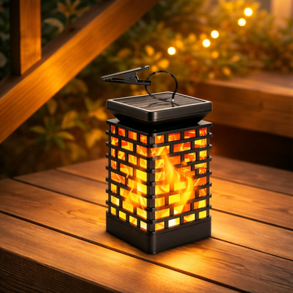 NuviGlow™ Solar Flame Lantern