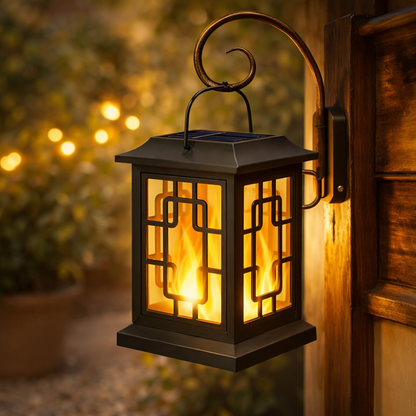 NuviGlow™ Enhanced Solar Flame Lantern