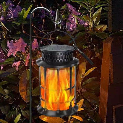 NuviGlow™ Flickering Flame Solar Lantern