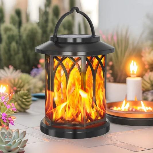 NuviGlow™ Dancing Flame Solar Lantern