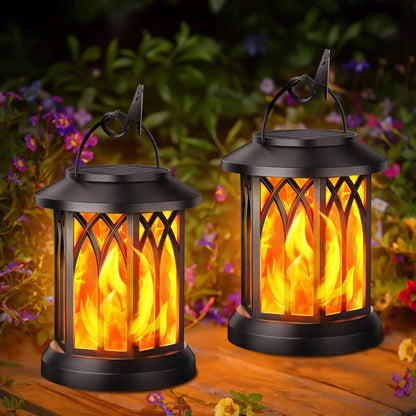 NuviGlow™ Dancing Flame Solar Lantern