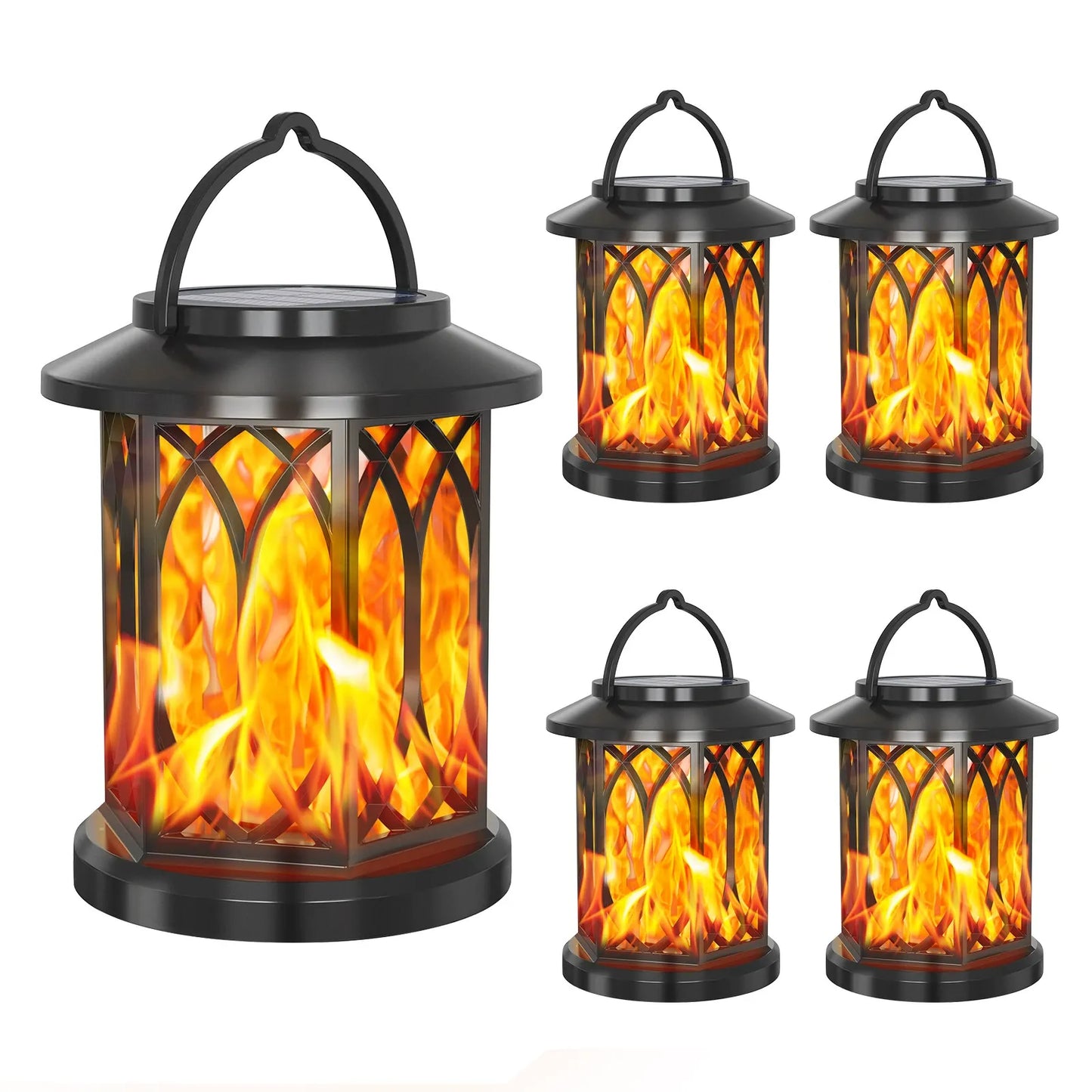 NuviGlow™ Dancing Flame Solar Lantern