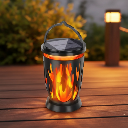 NuviGlow™ Outdoor Solar Flame Light