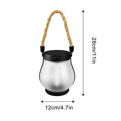 NuviGlow™ Solar Flame Lantern