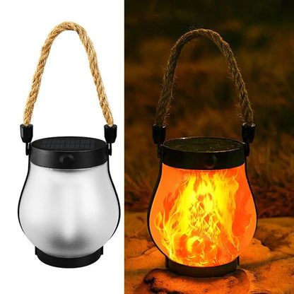 NuviGlow™ Solar Flame Lantern