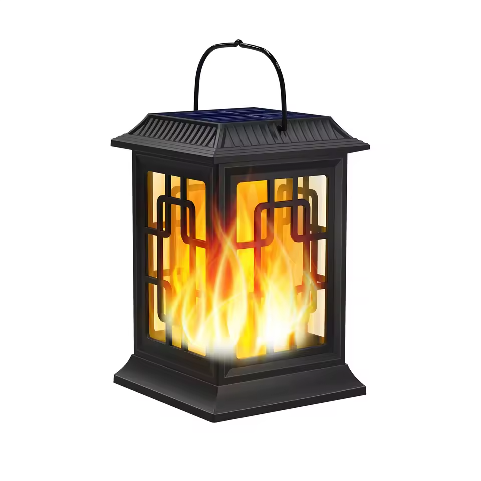 NuviGlow™ Enhanced Solar Flame Lantern