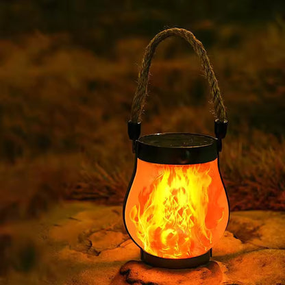 NuviGlow™ Solar Flame Lantern