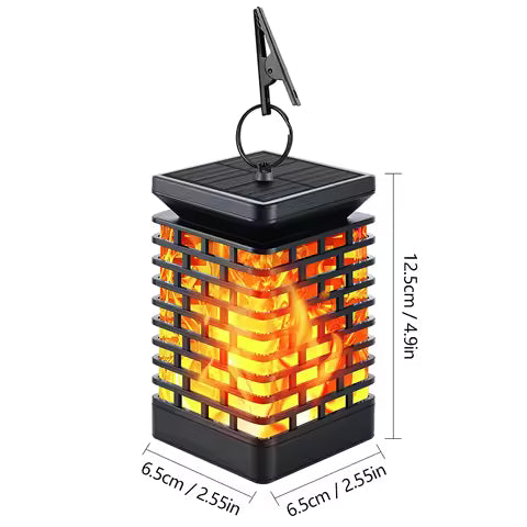 NuviGlow™ Solar Flame Lantern