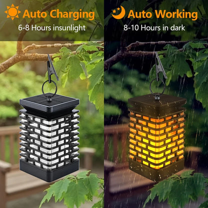 NuviGlow™ Solar Flame Lantern