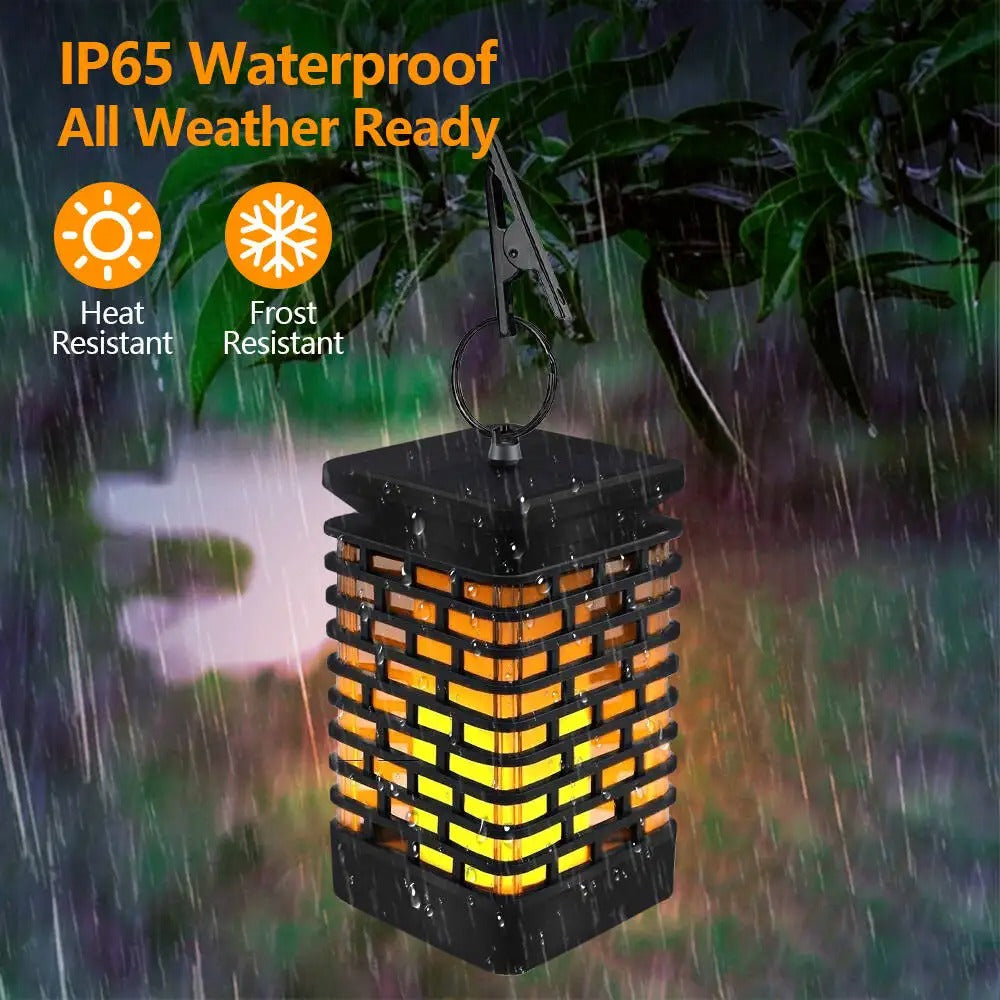 NuviGlow™ Solar Flame Lantern