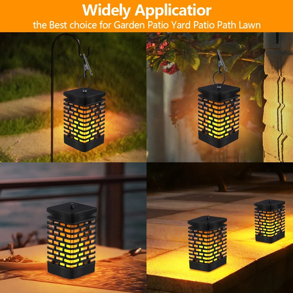 NuviGlow™ Solar Flame Lantern