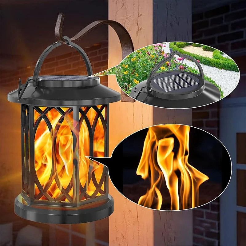 NuviGlow™ Dancing Flame Solar Lantern