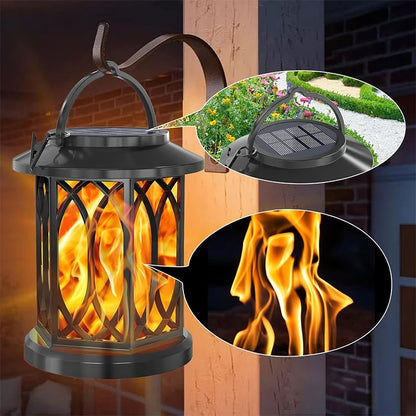 NuviGlow™ Dancing Flame Solar Lantern