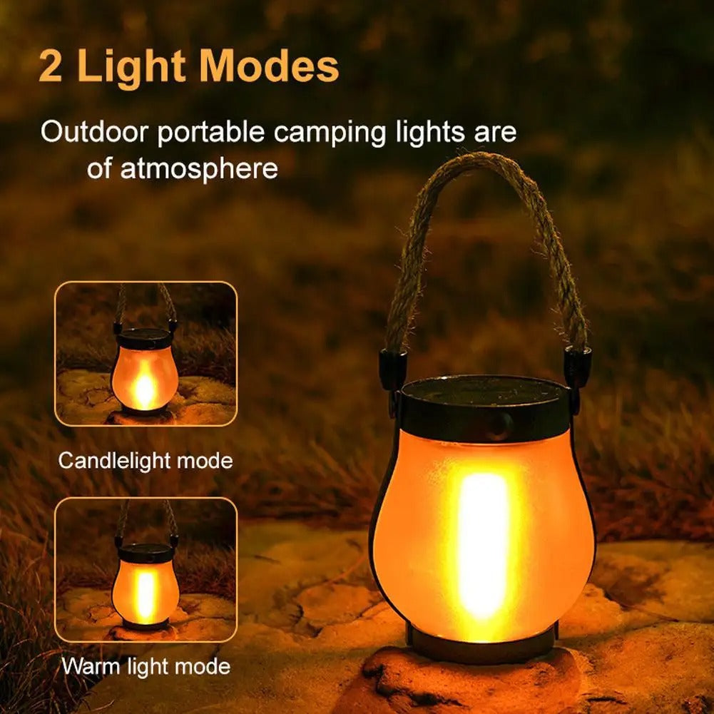 NuviGlow™ Solar Flame Lantern