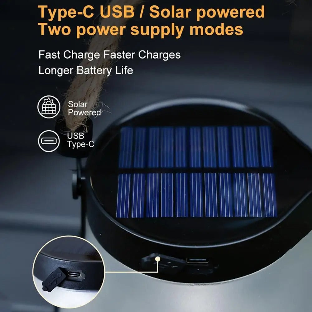 NuviGlow™ Solar Flame Lantern